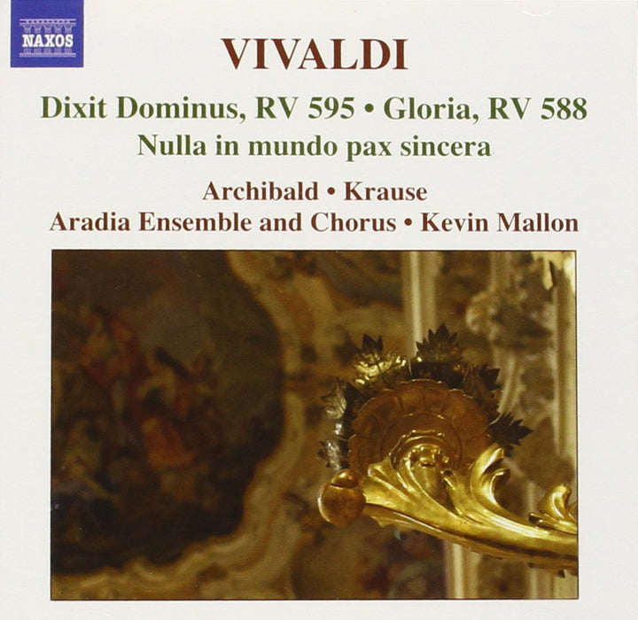Antonio Vivaldi - Dixit Dominus Rv 595, Nulla In Mundo Pax Sincera Rv 630, Gloria Rv 588;