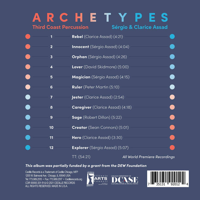 Third Coast Percussion / Sergio & Clarice Assad: Archetypes;