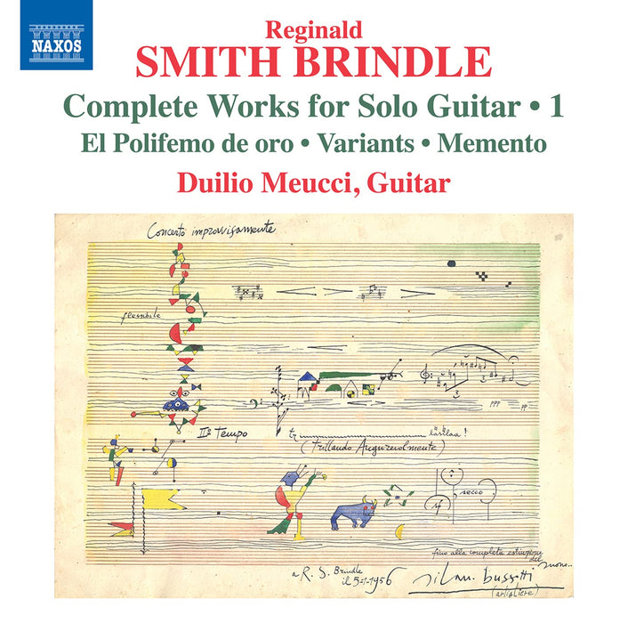 Reginald Smith Brindle - Complete Works For Solo Guitar 1;