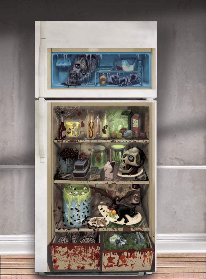 Amscan: Fridge Door Cover Halloween 165 Cm X 85 Cm;