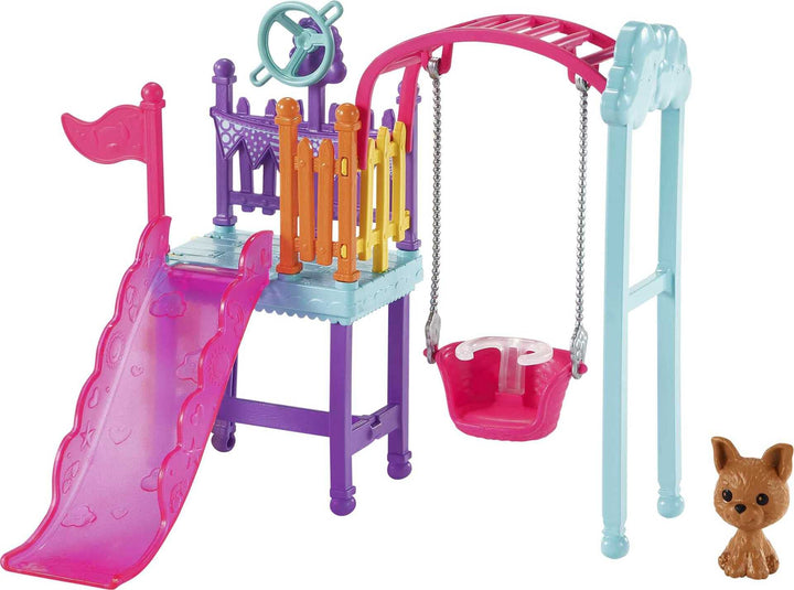 Barbie: Family Chelsea Swing Playset;