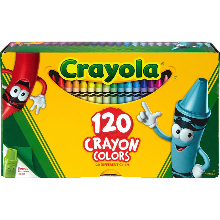 Crayola: 120 Pastelli A Cera Con Temperino;