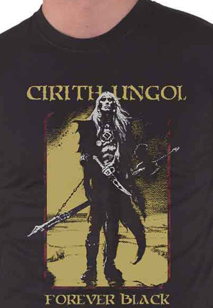 Cirith Ungol: Forever Black (T-Shirt Unisex Tg. M);