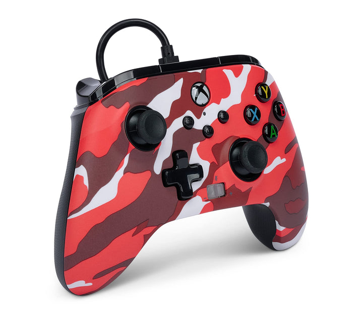 Power A: Xbox Series Enhanced Wired Controller Red Camo (Anche Per Xboxone);