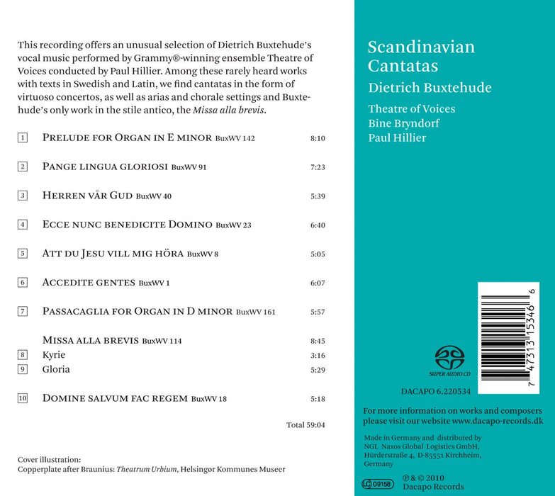 Dietrich Buxtehude - Cantate Scandinave (Sacd);