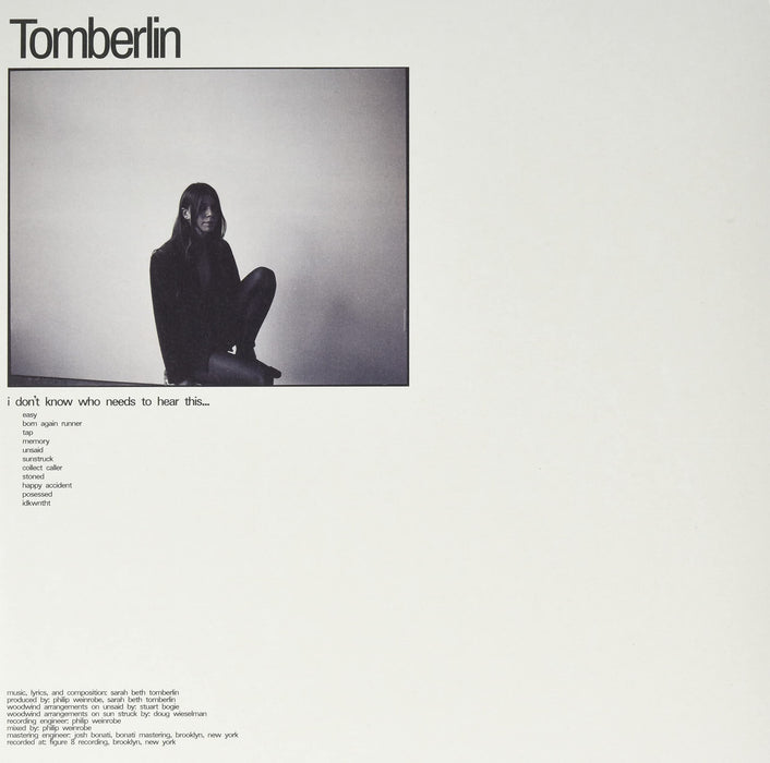 Tomberlin - I Don't Know Who Needs To Hear This... (Transparent Orange Vinyl);
