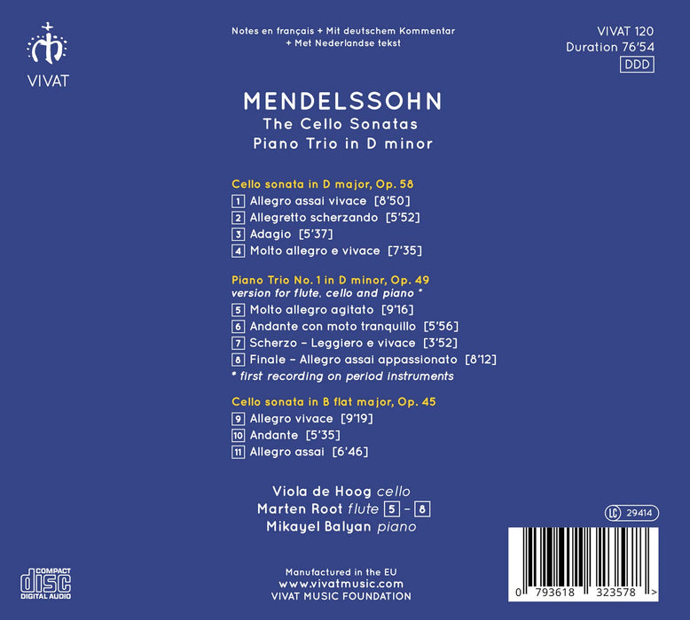 Felix Mendelssohn - The Cello Sonatas;