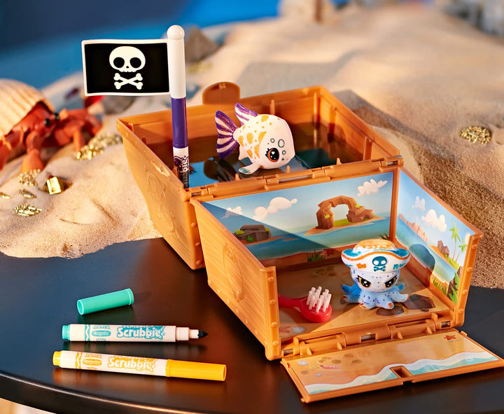 Crayola: Washimals Ocean Glow Pets - Treasure Chest;