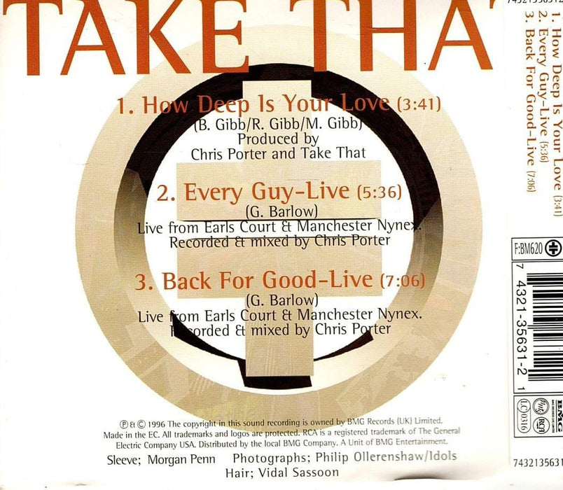 Take That - How Deep Is Your Love (Cd Single);