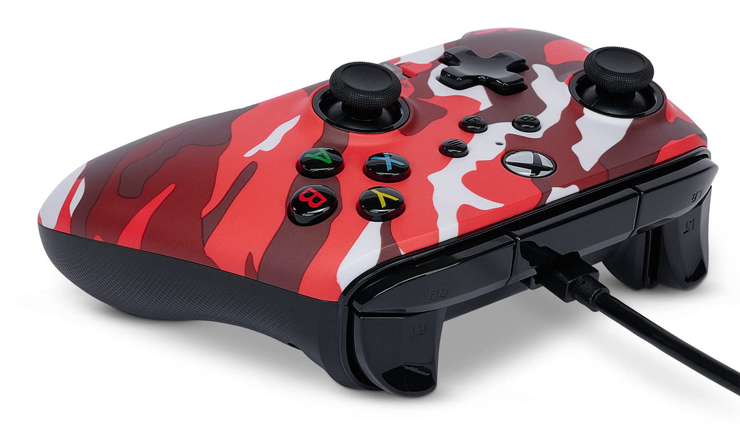 Power A: Xbox Series Enhanced Wired Controller Red Camo (Anche Per Xboxone);