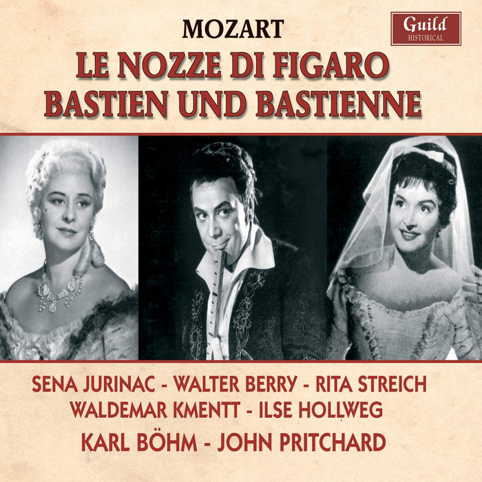Wolfgang Amadeus Mozart - Le Nozze Di Figaro, Bastien Und Bastienne (3 Cd);