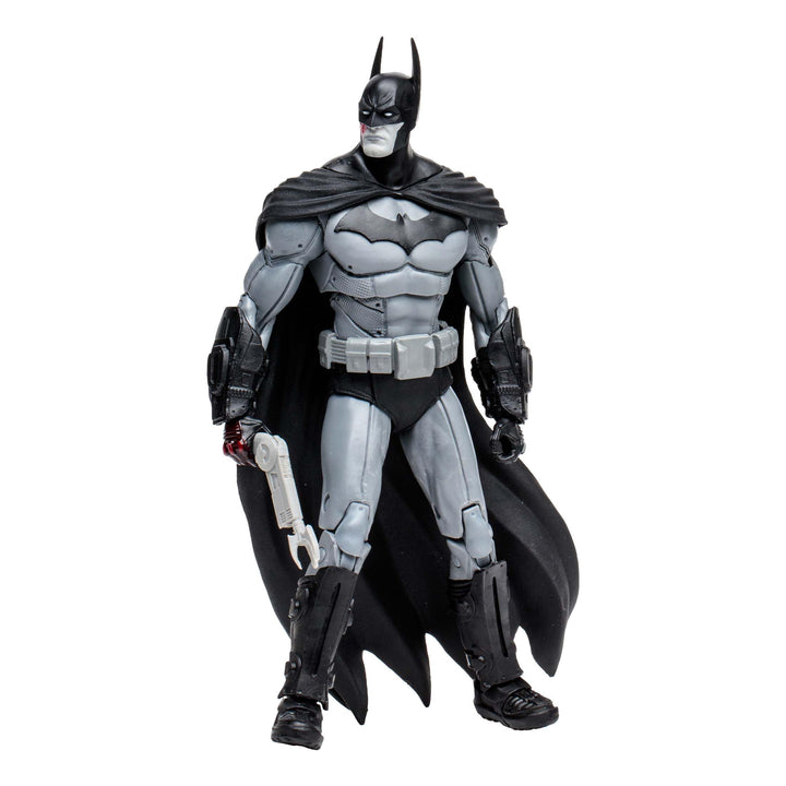 Dc Comics: Mcfarlane Toys - Arkham City Bw Batman - 7 In Collectible Figure;