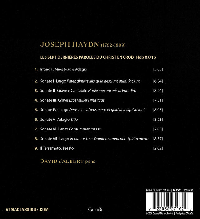 Joseph Haydn - Les Sept Dernieres Paroles;