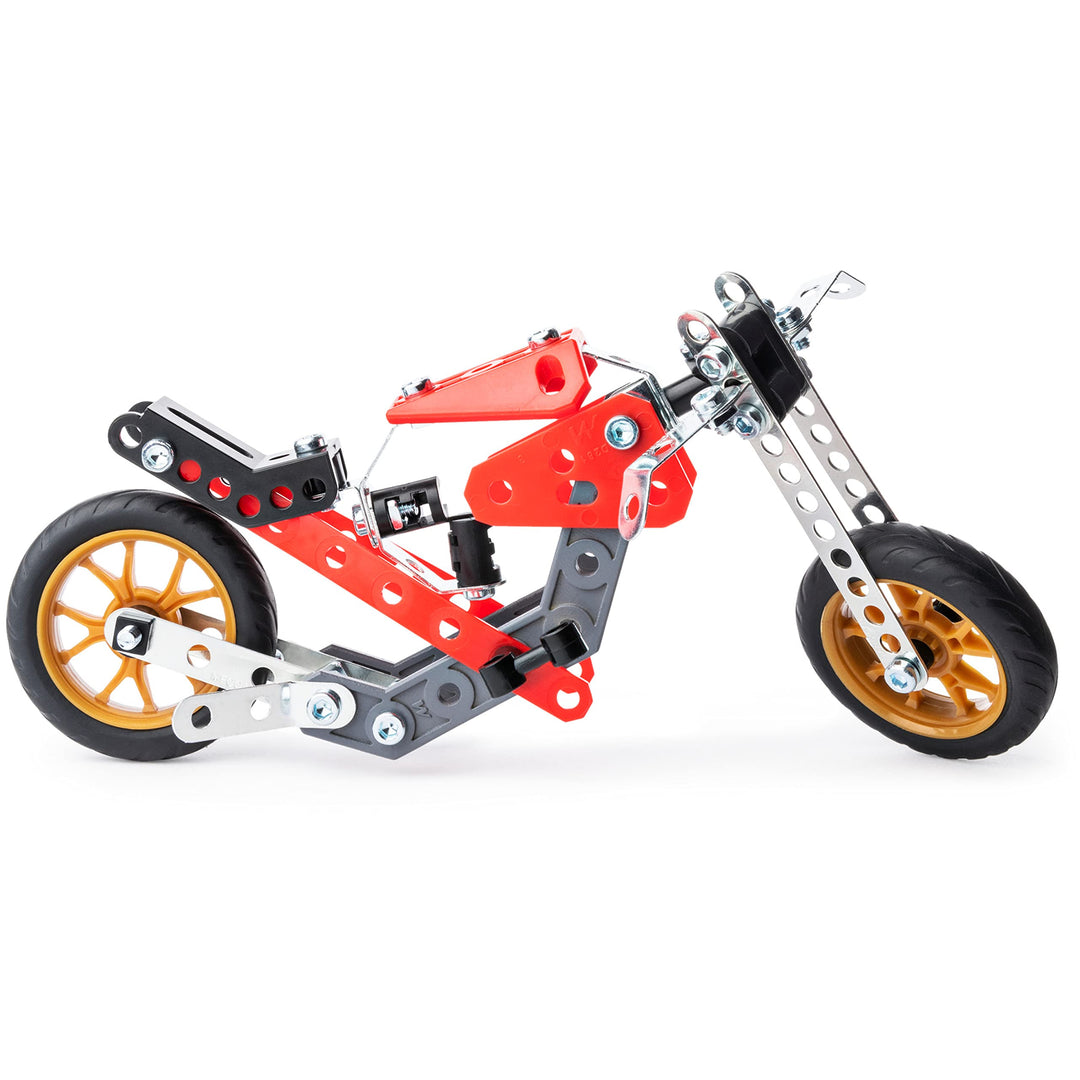 Meccano: Spin Master - Multi Modello Da 5 - Moto Da Corsa;