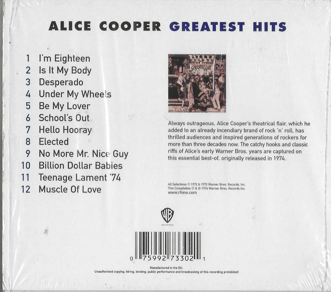 Alice Cooper - Greatest Hits;