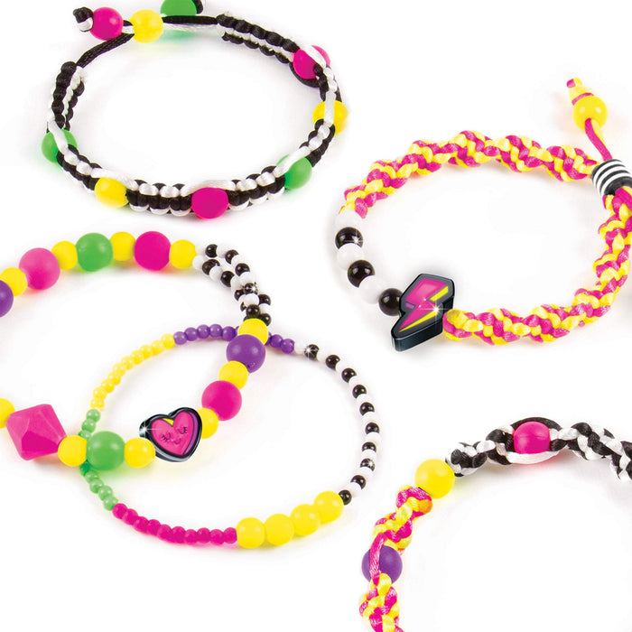 Make It Real: Fluo Black &amp; White Bracelets;