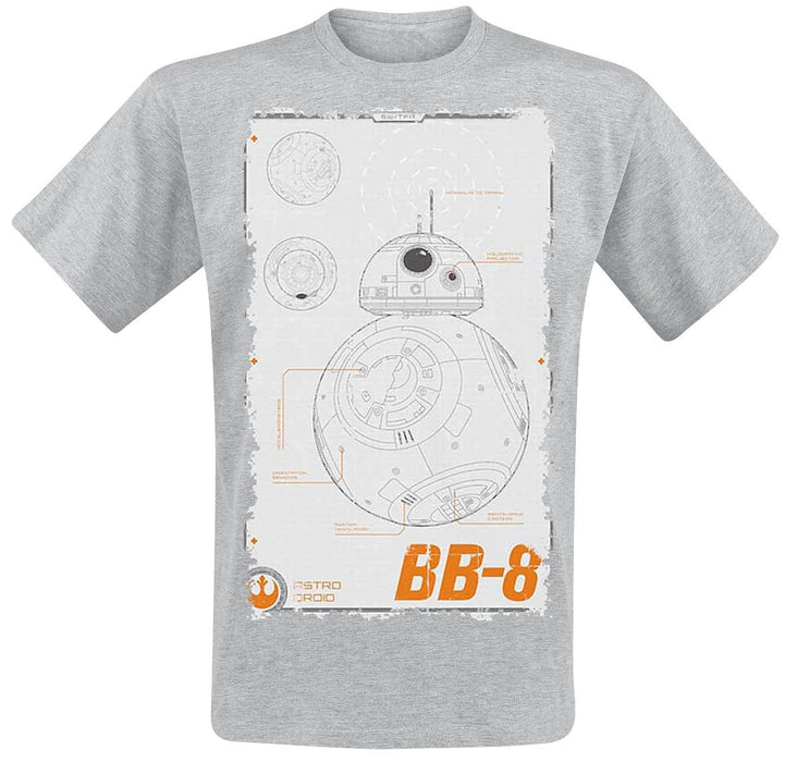 Star Wars: The Force Awakens - Bb-8 Manual (Unisex T-Shirt Size S);