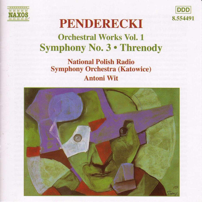 Krzysztof Penderecki - Orchestral Works Vol.1, Symphony No.3, Threnody;
