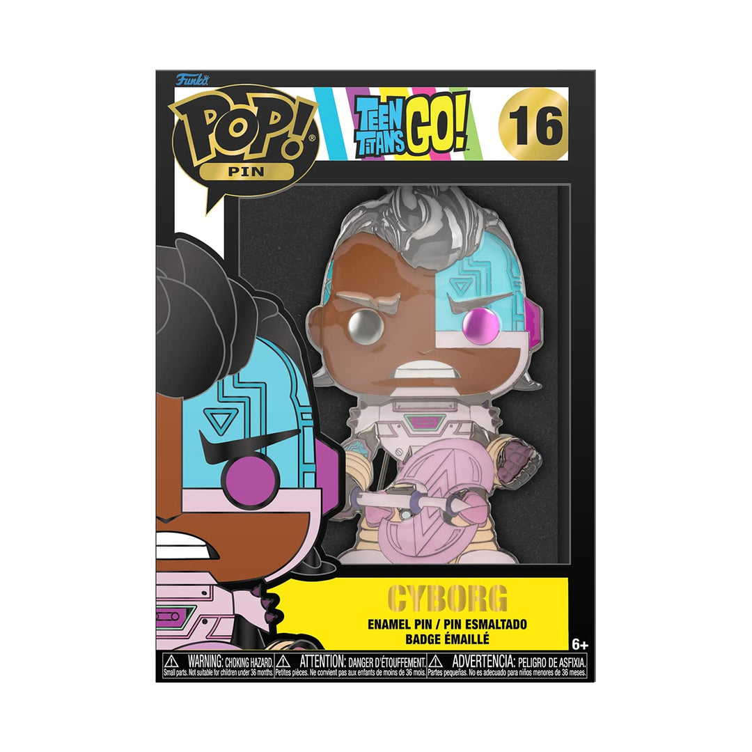 Teen Titans Go!: Funko Pop! Pin - Cyborg (Enamel Pin / Spilla Smaltata);