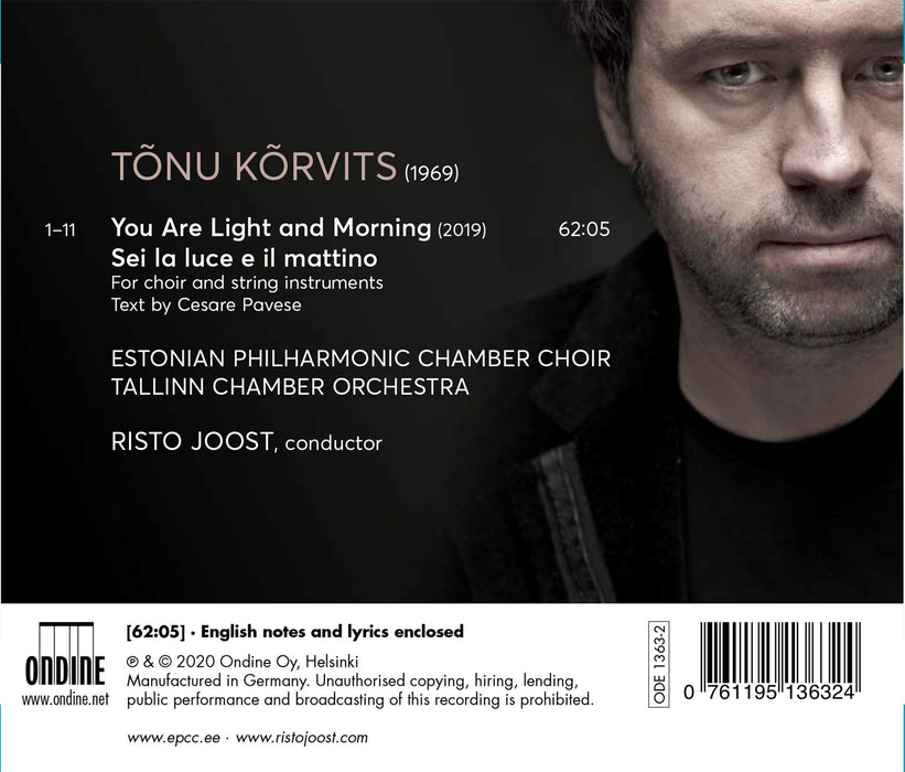 Tonu Korvits - You Are Light And Morning;