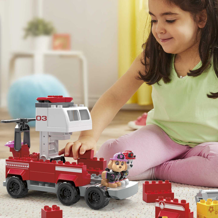 Paw Patrol: Mattel - Mega Bloks - Super Camion Dei Pompieri Di Marshall;