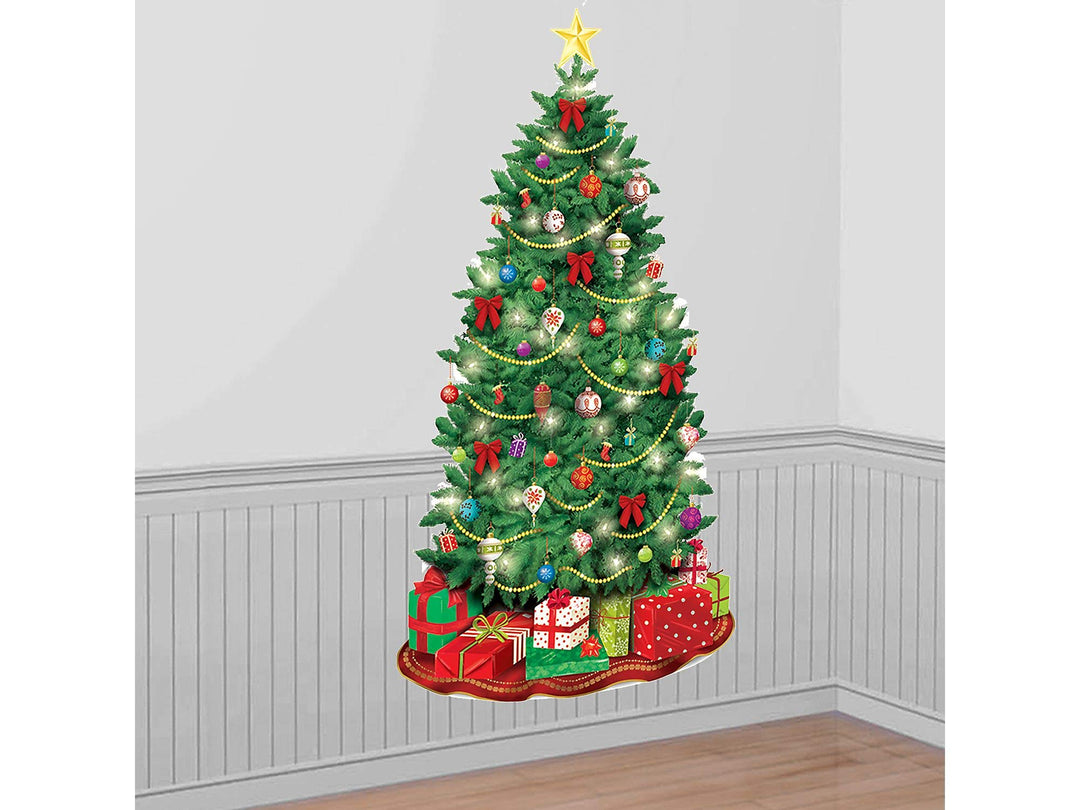 Amscan: Scene Setter Add-On Christmas Tree 165 X 85 Cm;