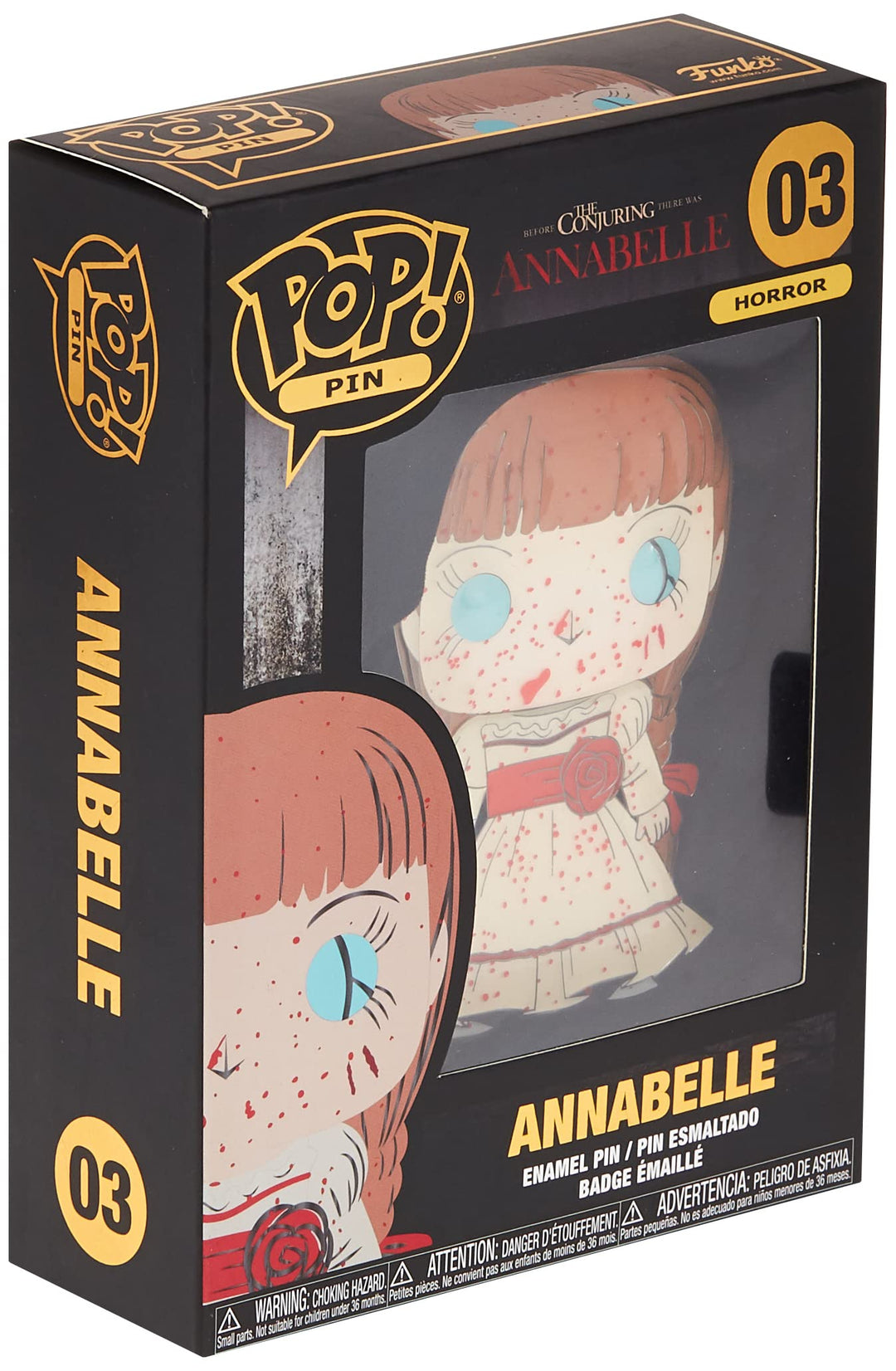 Annabelle: Funko Pop! Pin - Annabelle (Enamel Pin / Enamel Brooch);