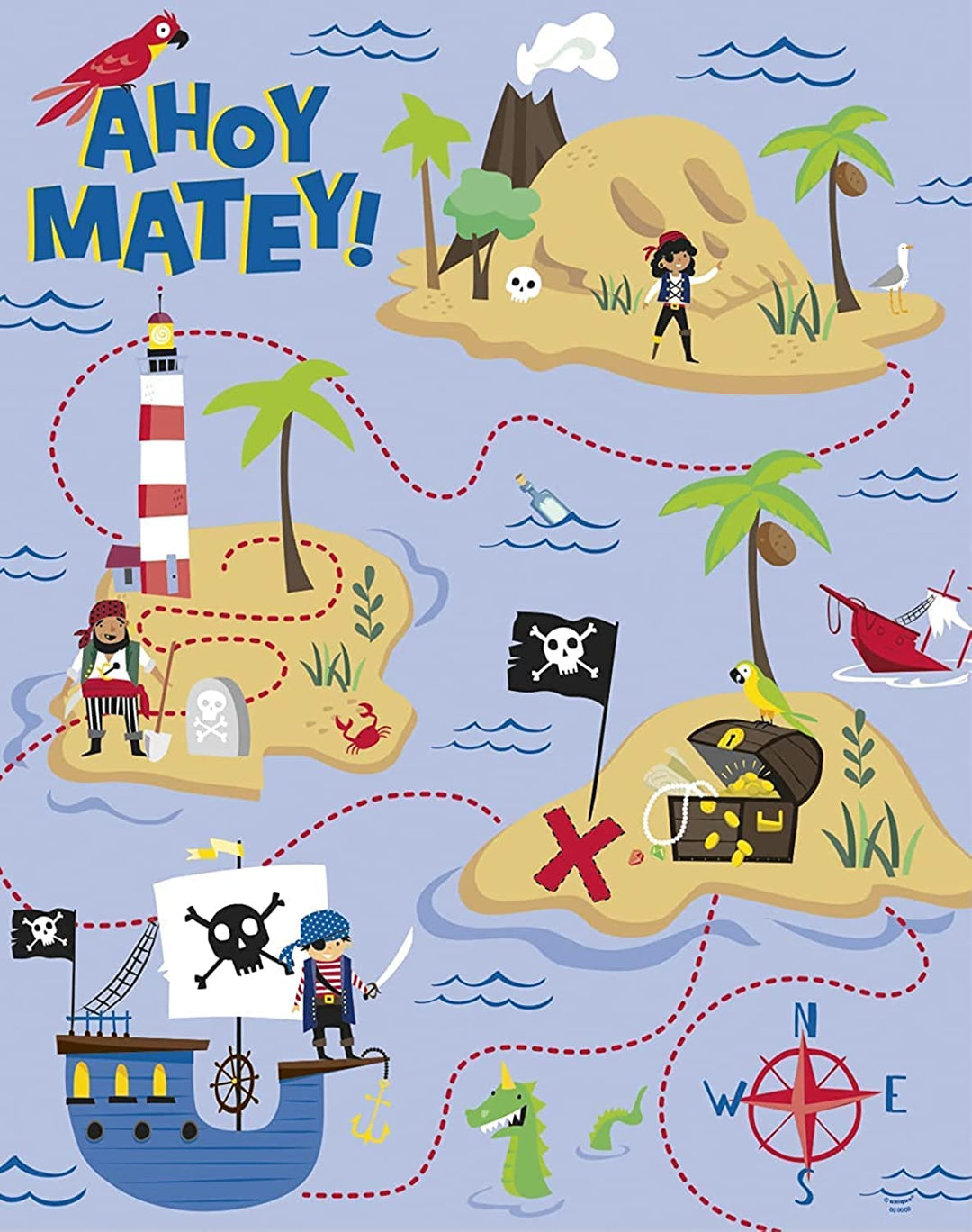 Unique Party: Ahoy Pirate Prty Gme;