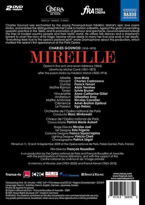 Charles Gounod - Mireille (2 DVDs);