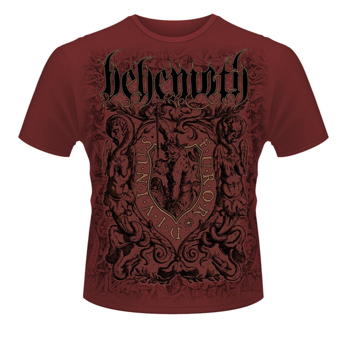 Behemoth: Furor Divinus Maroon (T-Shirt Unisex Tg. S);