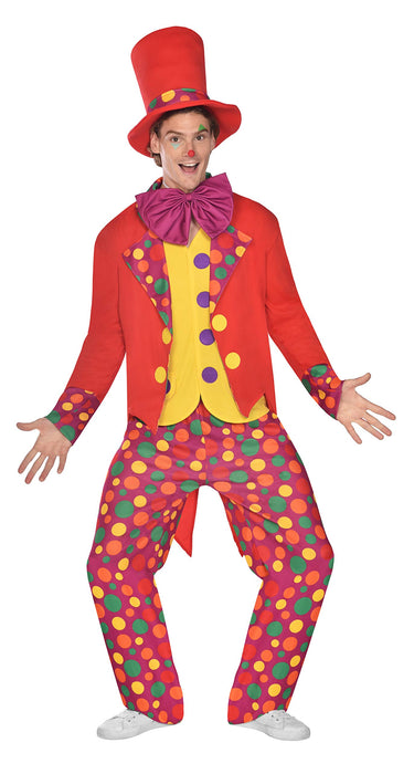 Amscan: Mens Costume Colourful Clown M;