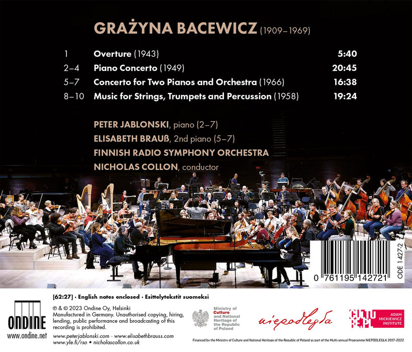 Grazyna Bacewicz - Piano Concerto Concerto For Two Pianos & Orchestra;