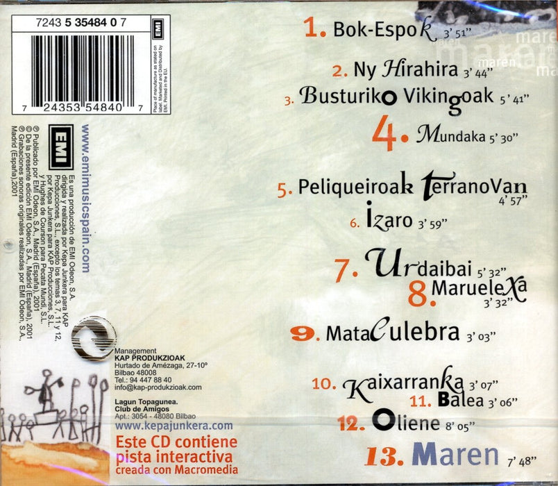 Kepa Junkera - Maren;