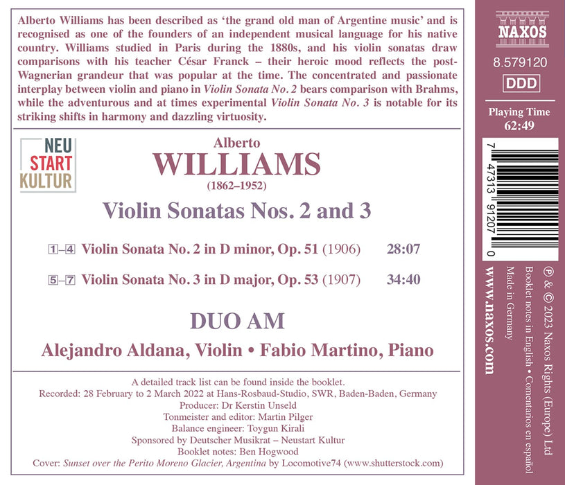 Aldana,Alejandro/Martino,Fabio - Violinsonaten Nr. 2 Und 3;