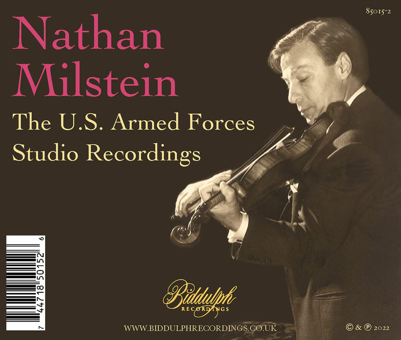 Nathan Milstein: The US Armed Forces Studio Recordings;