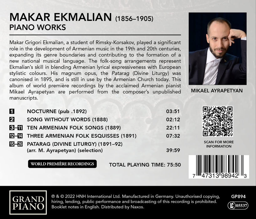 Makar Ekmalian - Piano Works;