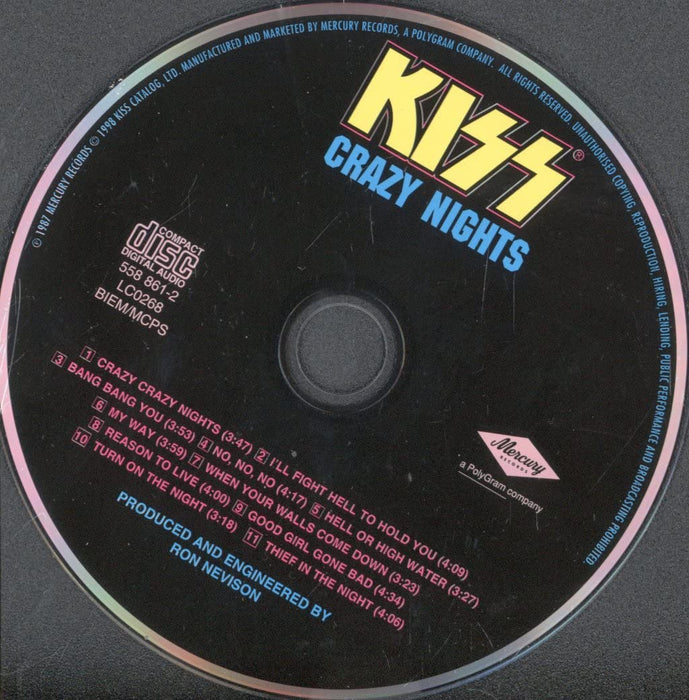 Kiss - Crazy Nights;