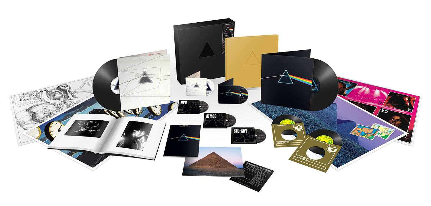 Pink Floyd - The Dark Side Of The Moon (50th Anniversary Edition) (Deluxe Box Set) (2 Lp+2 Cd+2 Blu-Ray+Dvd+2x7");