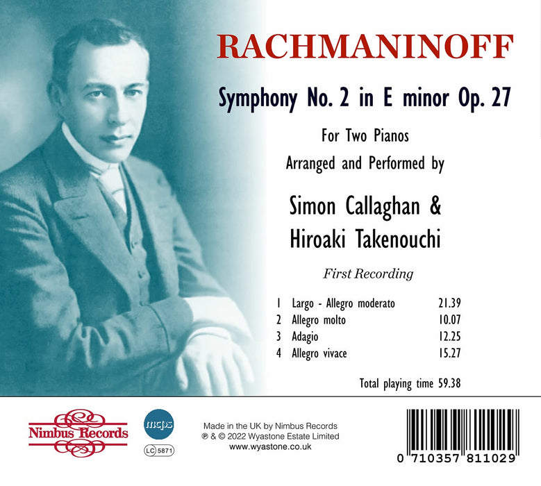 Sergei Rachmaninov - Symphony Np. 2 In E-Minor, Op. 27;