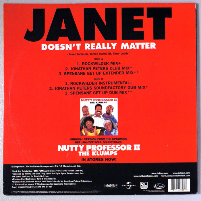 Janet Jackson - Doesn'T Really Matter;