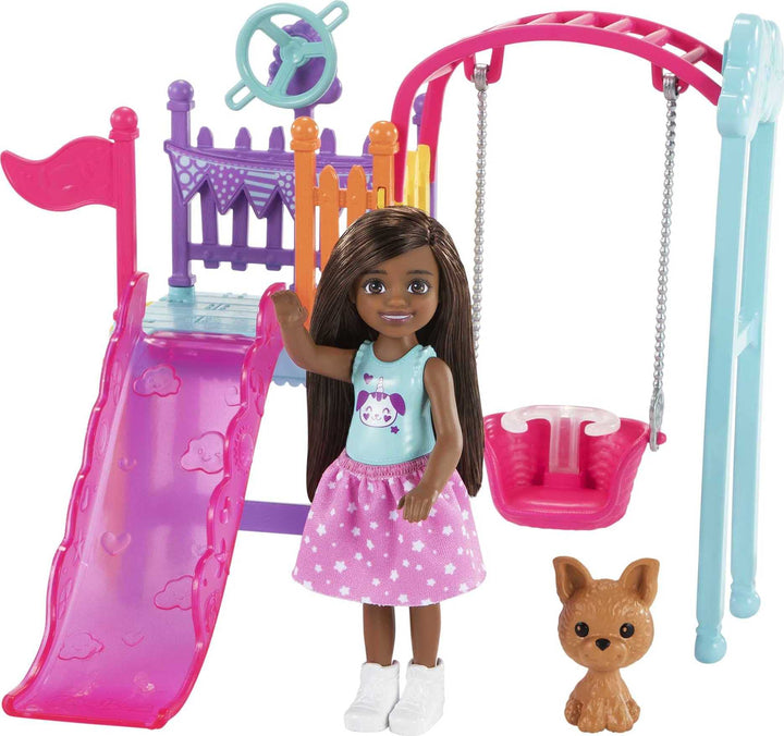 Barbie: Family Chelsea Swing Playset;