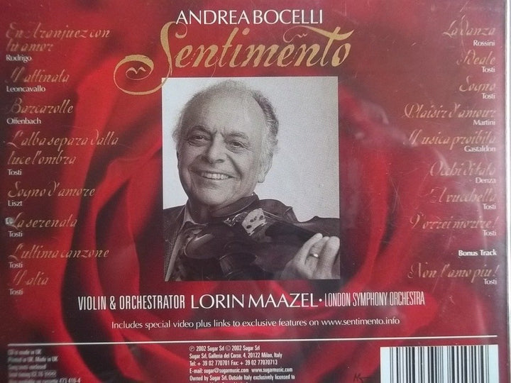 Andrea Bocelli: Sentiment;