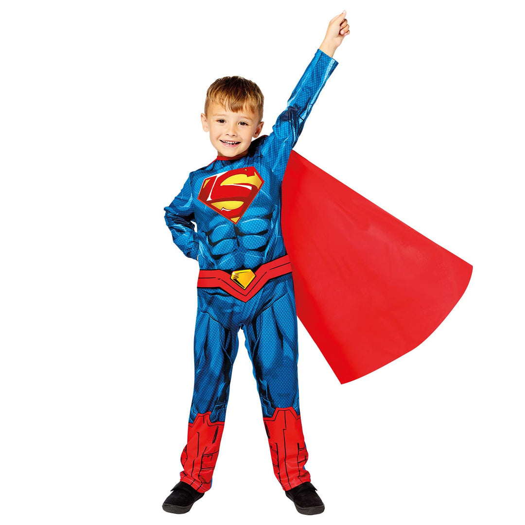 Dc Comics: Amscan - Child Costume Sustainable Superman 3-4 Yrs;