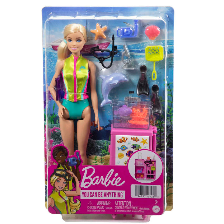 Barbie: Mattel - I Can Be - Biologa Marina;