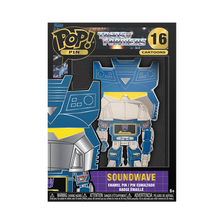 Transformers: Funko Pop! Pin - Soundwave (Enamel Pin / Enamel Pin);