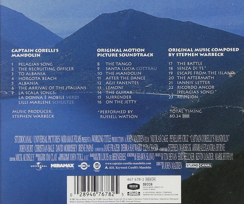 Stephen Warbeck - Captain Corelli's Mandolin / O.S.T.;
