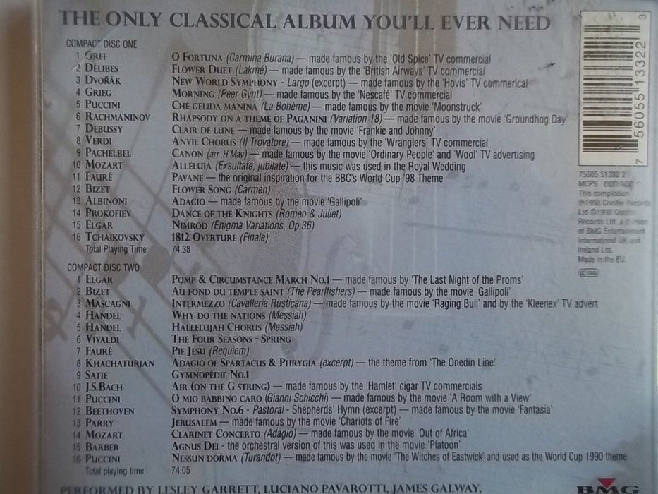Only Classical Album You'll Ever Need (The) (2 Cd);