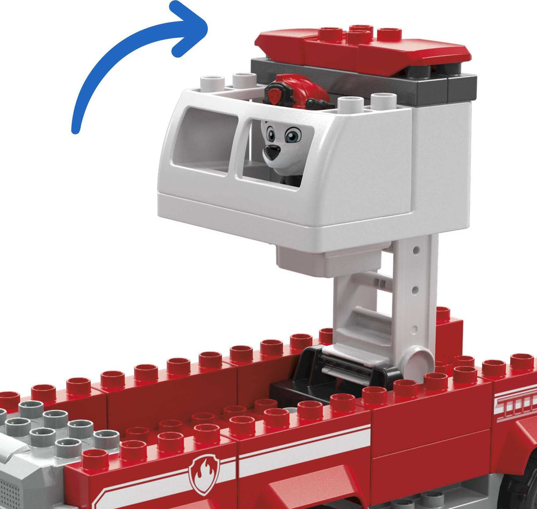 Paw Patrol: Mattel - Mega Bloks - Super Camion Dei Pompieri Di Marshall;