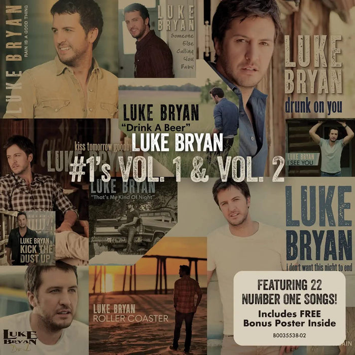 Luke Bryan - #1'S Vol 1 &amp; Vol 2 (2 CDs);