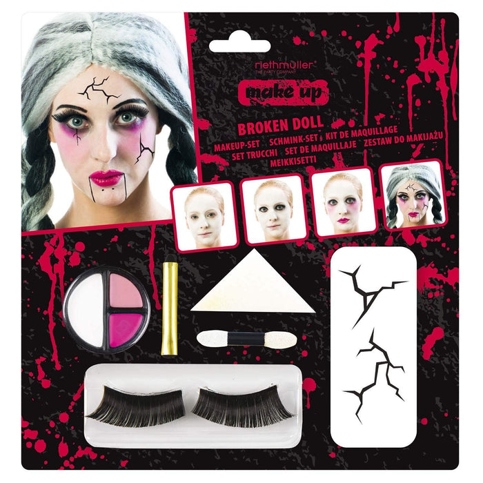 Amscan: Halloween Make-Up Broken Doll H;